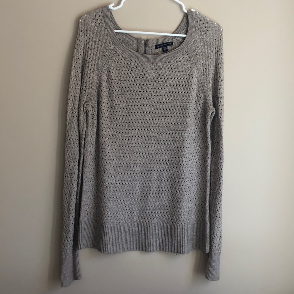 Long sleeve tan sweater